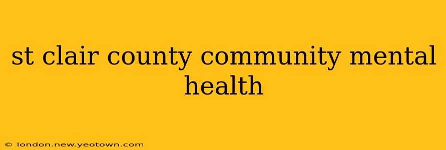 st clair county community mental health