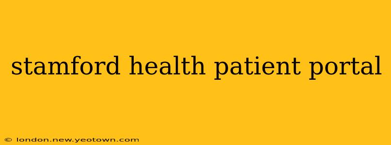 stamford health patient portal