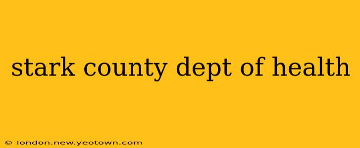 stark county dept of health