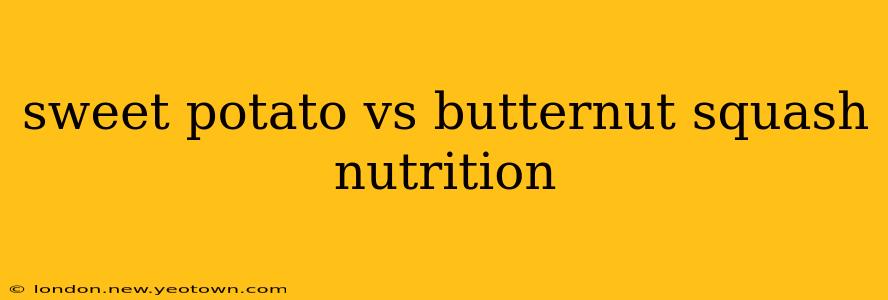 sweet potato vs butternut squash nutrition