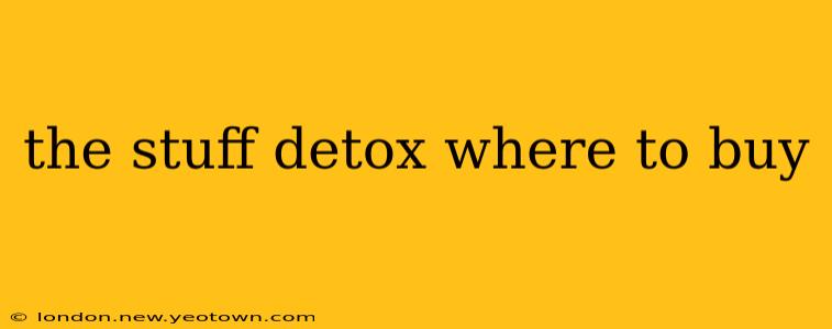 the stuff detox where to buy