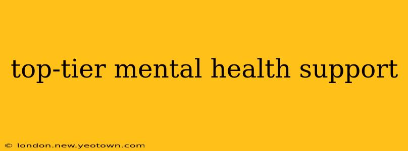 top-tier mental health support