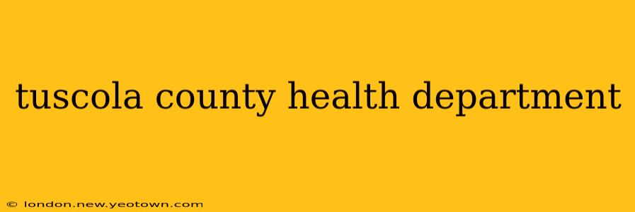 tuscola county health department