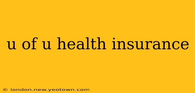 u of u health insurance