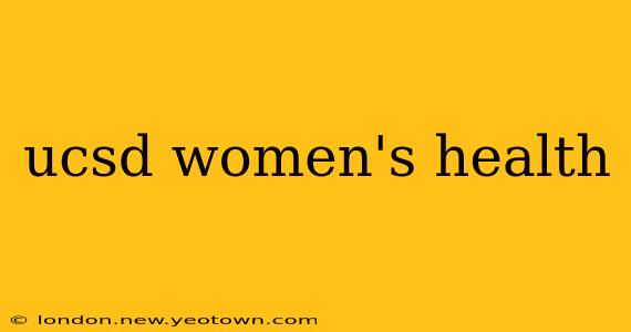 ucsd women's health