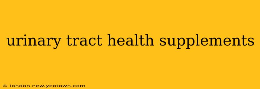 urinary tract health supplements