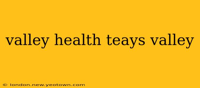 valley health teays valley