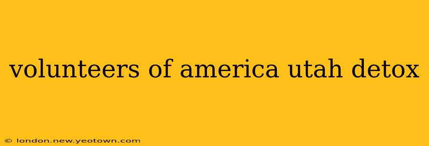volunteers of america utah detox
