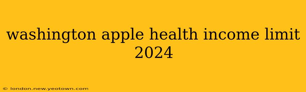 washington apple health income limit 2024