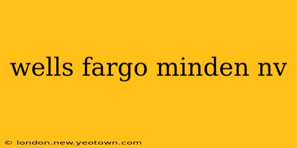 wells fargo minden nv