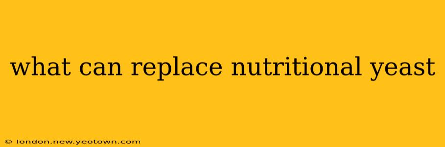 what can replace nutritional yeast