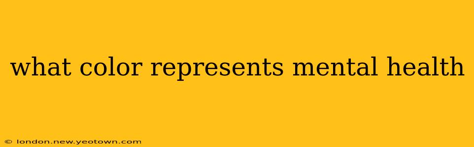 what color represents mental health
