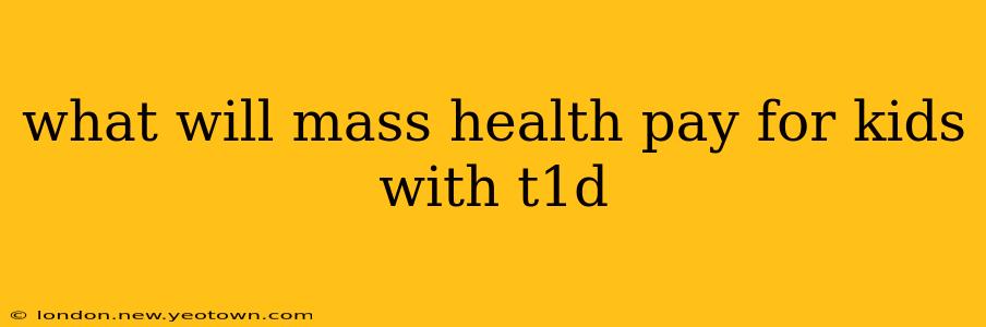 what will mass health pay for kids with t1d