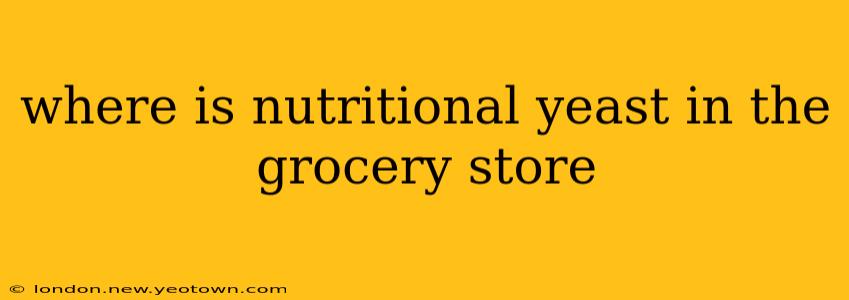 where is nutritional yeast in the grocery store