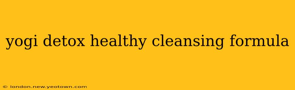 yogi detox healthy cleansing formula