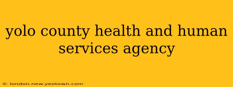 yolo county health and human services agency