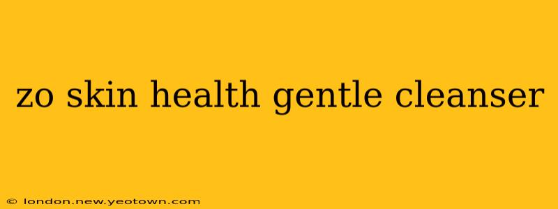 zo skin health gentle cleanser